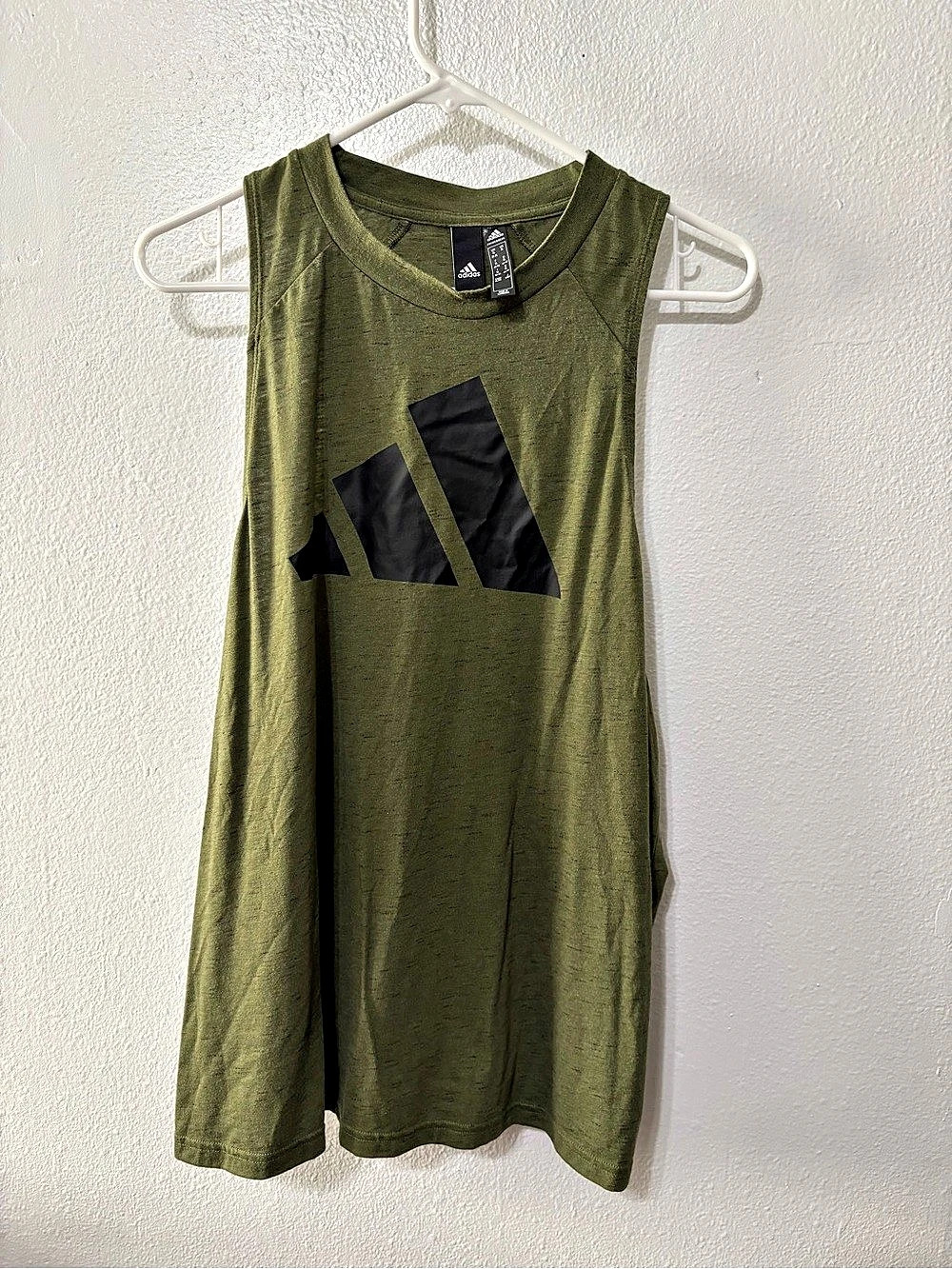 adidas Primegreen Workout Tank Top Green & Black Medium
